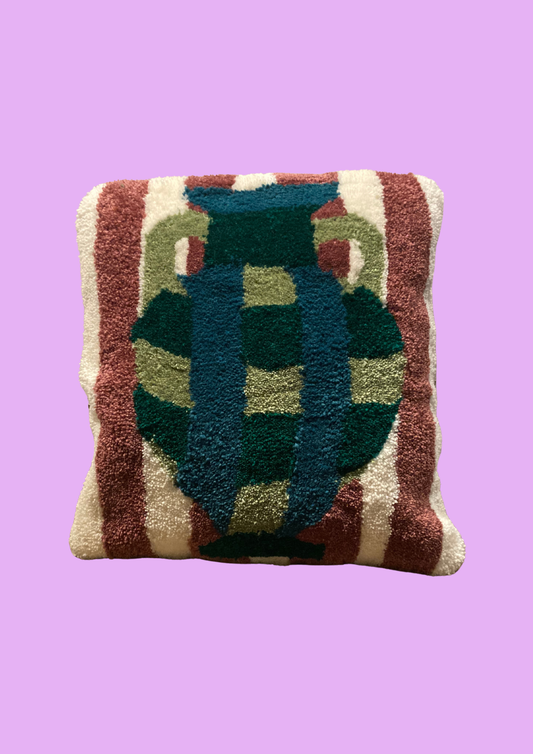 Amphora cushion Green