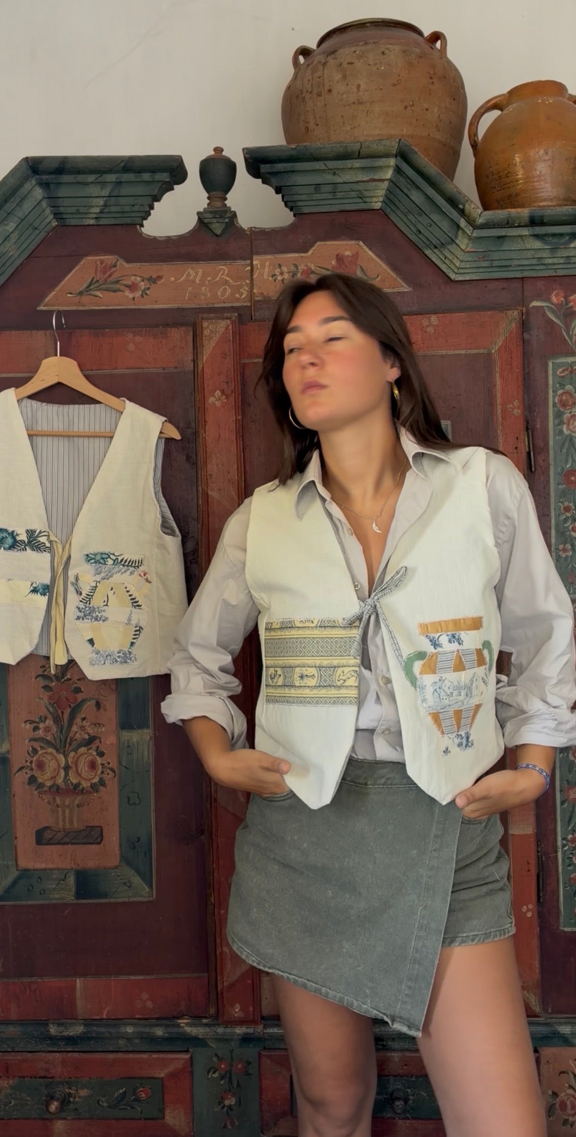 Amphora collage gilet