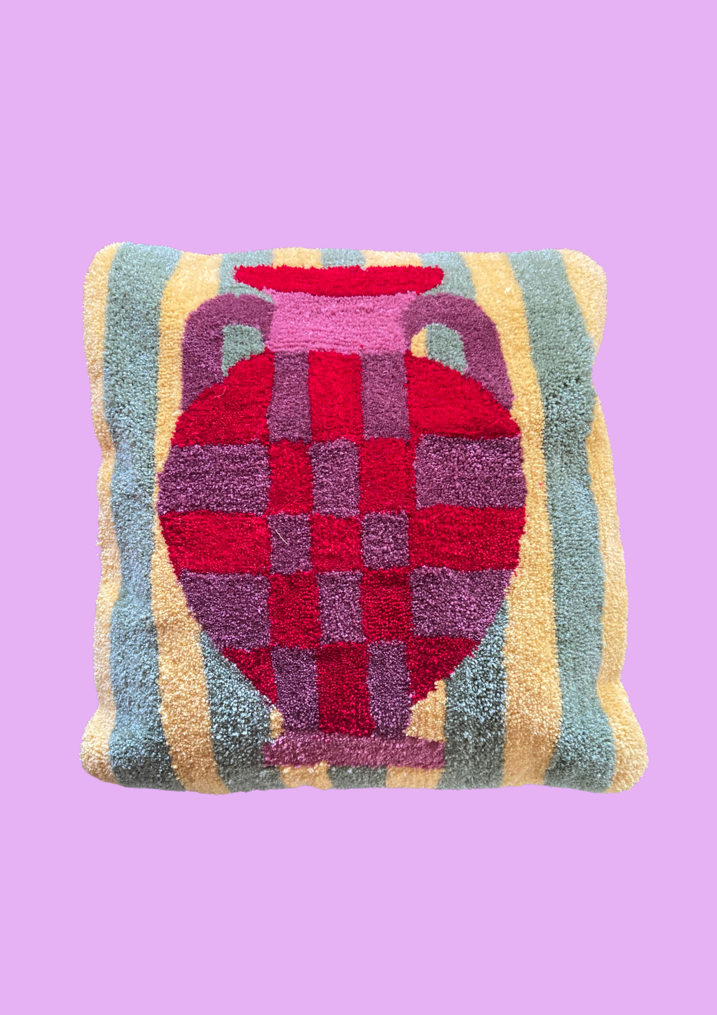 Big amphora red cushion